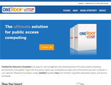 Tablet Screenshot of oneroof.com